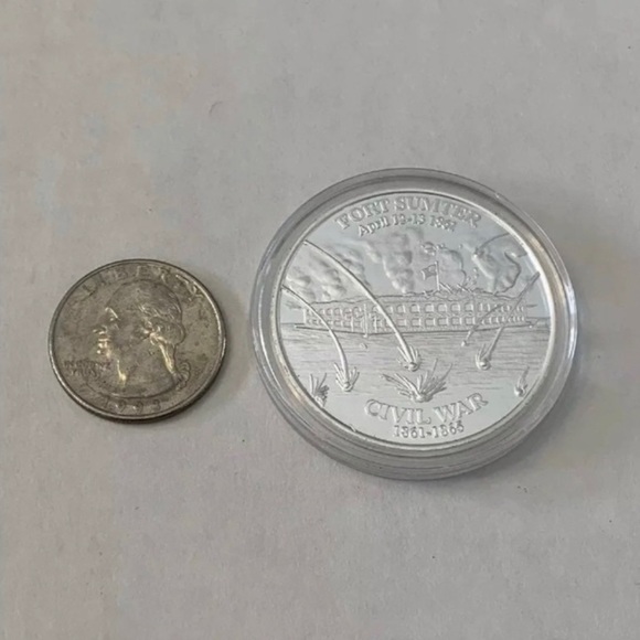 The History Channel Fort Sumter commemorative coin - Picture 3 of 3